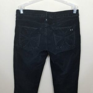 Habitual Black Straight Leg Corduroy Stretch Jeans